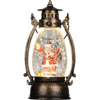 Lámpás MagicHome Karácsony, műanyag, 1xLED meleg fehér, 8 x 6.5 x 14 cm, elemes