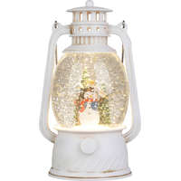 Lámpás MagicHome Karácsony, műanyag, 1xLED meleg fehér, 12 x 10 x 20.5 cm, elemes