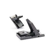 Egérfogó, fém, nyitható, fekete, 82x42 mm