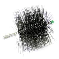 Strend Pro kefe, ComRourHR 40 x 70 mm, M12, szögletes drótkéménykefe, kéménykefe, kéménytisztító kef