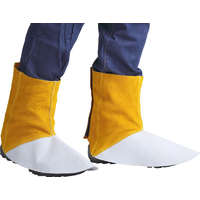 Lábszárvédő Strend Pro Industrial, hegesztéshez, bőr, 15 cm, pár 2 db