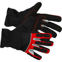 Kesztyű Strend Pro Velumi High Vision, textil/bőr fényvisszaverő elemekkel, 11/XXL méret, bliszter