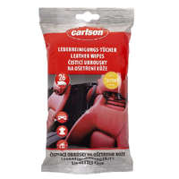 Carlson tisztító törlőkendők, bőrre, autóba, 26 db