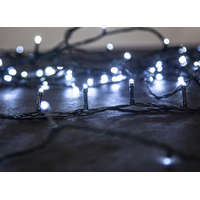 Lánc MagicHome Karácsony Serpens, 100 LED hideg fehér, 8 funkció, 230 V, 50 Hz, adapterrel, IP 44, k