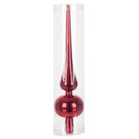 MagicHome MagicHome karácsonyi dísz, 1 db, 25 cm, csúcs, piros, karácsonyfára