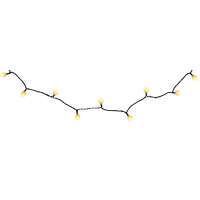 MagicHome Reťaz MagicHome Vianoce Cherry Balls, 100x LED teplá biela, IP44, 8 funkcií, osvetlenie, L-9,90 m