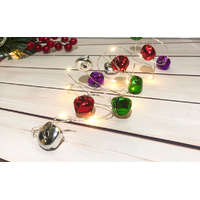 MagicHome Lánc MagicHome Karácsony Bell, 20 LED fehér, csengővel, 2x AA, egyszerű világítás, megvilágítás, L-1