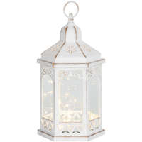 MagicHome MagicHome Morocco karácsonyi lámpa, 30 m LED, fehér, 3x AAA, műanyag, időzítő, 18 x 15 x 32 cm