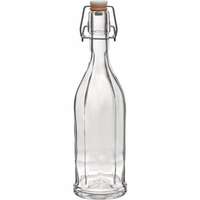 Gastro Pálinkás üveg 0,5 l, csat zár, 10-szögletes