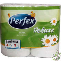 Globál Pack Perfex Deluxe Wc papír kamilla 4 tekercs, 3 rétegű