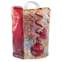 Globál Pack Szalagfüles pe táska Ünnepi mintás