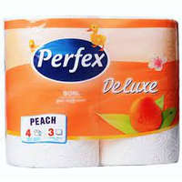 Globál Pack Perfex Deluxe Wc papír Barack 4 tekercs, 3 rétegű