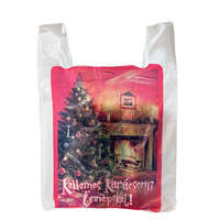 Globál Pack 28x50/15 Ingvállas bevásárlótáska (szatyor) Karácsonyi nyomattal