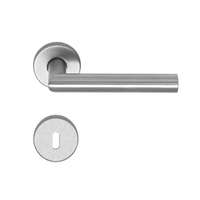 Leziter Inox rozettás BB kilincs