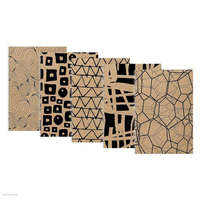 PD SCHOOL Spirálfüzet PD ECO Woodland, A/4, kockás/vonalas/sima, 160 lap, 54/54/52