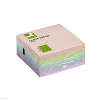 Q-CONNECT Öntapadós jegyzettömb 76x76 mm 400 lap pasztell színű Q-Connect KF01347