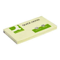 Q-CONNECT Öntapadós jegyzettömb 76x127mm Q-CONNECT KF10503 sárga