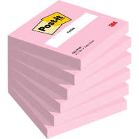 POST-IT Post-it® 654, 76 x 76 mm, 100 lap, neon rózsaszín