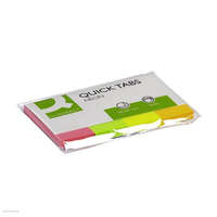 Q-CONNECT Öntapadós oldaljelölő 20x50 mm 4x40 lap papír neon Q-Connect KF01226
