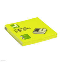 Q-CONNECT Öntapadós jegyzettömb 76x76 mm "Z" élénk sárga 100 lap Q-Connect KF16575