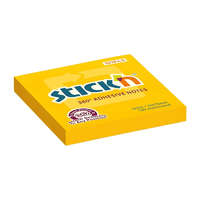 STICK'N Öntapadós jegyzettömb 76x76mm 360° -ban tapadó 100 lap narancs