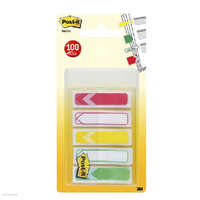 POST-IT Post-it index jelölőnyíl priorizáláshoz 12×43 mm, 5 x 20 db zöld,sárga,piros