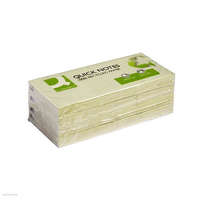 Q-CONNECT Öntapadós Jegyzettömb 38 x 51 mm recy Q-Connect sárga, 120 lap x 3 tömb KF22367