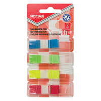 OFFICE PRODUCTS Öntapadós oldaljelölő, PP, Office Products, 12 x 43 mm, 4 x 35 címke