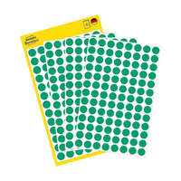 AVERY ZWECKFORM Etikett címke jelölőpont 3011 8 mm zöld