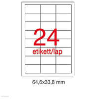 APLI Etikett A1781 33,8 x 64,6 mm 500 ív Apli
