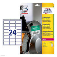 AVERY ZWECKFORM Etikett címke ultra ellenálló 63,5 x 33,9 mm Avery