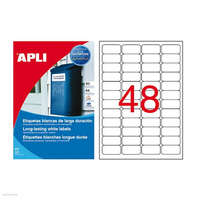 APLI Etikett 45,7 x 21,2 mm 4 pályás vízálló 960 db/doboz 20 ív Apli