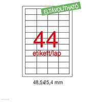 APLI Etikett LCA03054 48,5 x 25,4 mm eltávolítható 4400 db/csomag