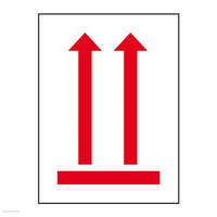 AVERY ZWECKFORM Etikett címke piktogram "A nyíllal megegyező irányba állítandó!" 74 x 100 mm Avery 7250