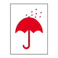 AVERY ZWECKFORM Etikett címke "Nedvességtől óvandó!" 74 x 100 mm Avery 7252