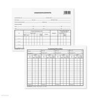 PÁTRIA Szabadság nyilvántartó lap A5 fekvő B.18-50 Pátria