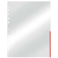 ESSELTE Genotherm A/4 lefűzhető színes szélű 5536.. piros