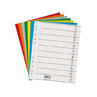 Q-CONNECT Elválasztólap A/4 karton Q-CONNECT narancs