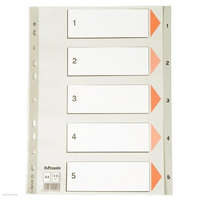 ESSELTE Regiszter ESSELTE A/4 1-5 műanyag