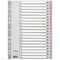 ESSELTE Regiszter ESSELTE A/4 1-20 műanyag