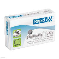 RAPID Fűzőkapocs Rapid Standard 26/6 horganyzott, 1000db/doboz