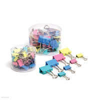 DELI Iratcsipesz fém 51 mm, színes 12 db / doboz