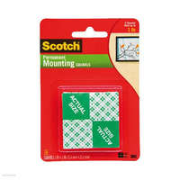 SCOTCH Ragasztó négyzetek kétoldalú 111 Scotch® 2,54 cm x 2,54 cm 16db tartós ragasztó