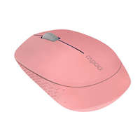 RAPOO Egér RAPOO vezeték néküli M100 SILENT BT(3.0+4.0) + 2,4GHZ rózsaszín