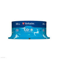 VERBATIM CD-R Verbatim 700MB 52x (DataLife) 25db/henger 43432