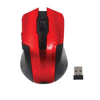 SILVERLINE Egér optikai vezeték nélküli Silverline RF-107, piros