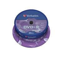 VERBATIM DVD+R Verbatim 4,7GB 16x 25db/henger 43500