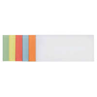 FRANKEN Moderációs kártya téglalap 205x95 mm elektrosztatikus 100DB vegyes színek