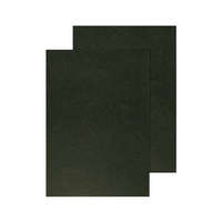 Q-CONNECT Spirálborító hátlap Q-CONNECT 250 mikron matt bőrmintás fekete