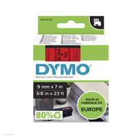 DYMO Betűnyomó kazetta gépi 9mmx7m Dymo fekete-piros 40917